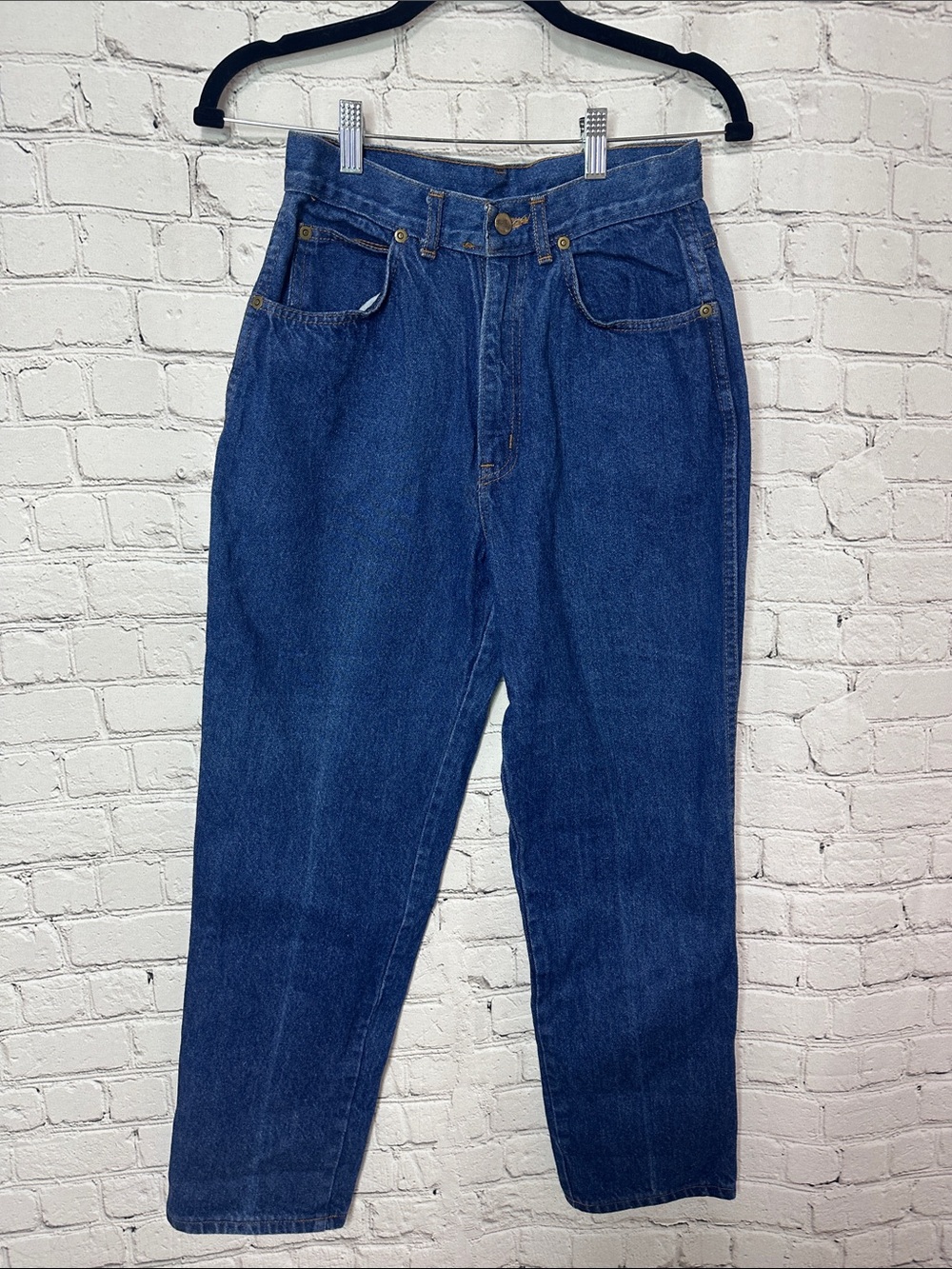 Vintage Chic 80s High Rise Mom Jeans 10 Petite Made in USA Tapered Leg